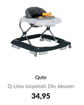 Promotions Qute q-limo loopstoel - Qute  - Valide de 09/04/2024 à 13/05/2024 chez BabyPark
