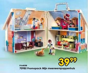 Promotions 70985 promopack mijn meeneempoppenhuis - Playmobil - Valide de 30/03/2024 à 28/04/2024 chez ToyChamp