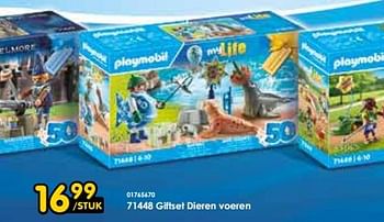 Promoties 71448 giftset dieren voeren - Playmobil - Geldig van 30/03/2024 tot 28/04/2024 bij ToyChamp