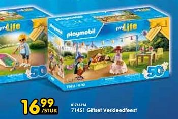 Promotions 71451 giftset verkleedfeest - Playmobil - Valide de 30/03/2024 à 28/04/2024 chez ToyChamp