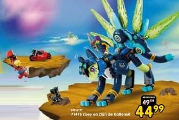 Promotions 71476 zoey en zian de kattenuil - Lego - Valide de 30/03/2024 à 28/04/2024 chez ToyChamp