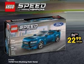 Promotions 76920 ford mustang dark horse - Lego - Valide de 30/03/2024 à 28/04/2024 chez ToyChamp