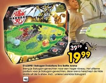 Promoties Bakugan evolutions evo battle arena - Bakugan - Geldig van 30/03/2024 tot 28/05/2024 bij ToyChamp