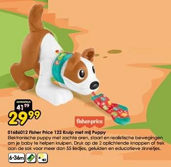 Promotions Fisher price 123 kruip met mij puppy - Fisher-Price - Valide de 30/03/2024 à 28/04/2024 chez ToyChamp
