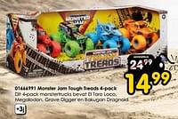 Monster jam tough treads 4-pack-Monster Jam