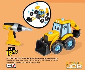 Promoties My first jcb take apart joey bouw je eigen tractor - JCB - Geldig van 30/03/2024 tot 28/05/2024 bij ToyChamp