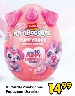 Promotions Rainbocorns puppycorn surprise - Rainbocorns - Valide de 30/03/2024 à 28/04/2024 chez ToyChamp
