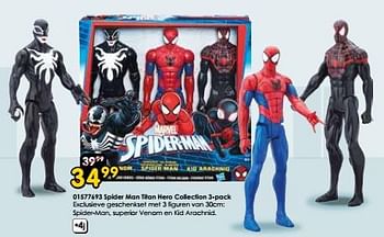 Promoties Spider man titan hero collection 3-pack - Marvel - Geldig van 30/03/2024 tot 28/05/2024 bij ToyChamp