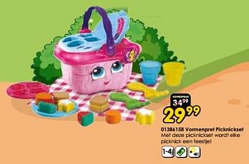 Promoties Vormenpret picknickset - Huismerk - Toychamp - Geldig van 30/03/2024 tot 28/04/2024 bij ToyChamp