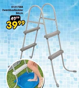 Promoties Zwembadladder - Huismerk - Toychamp - Geldig van 30/03/2024 tot 28/04/2024 bij ToyChamp