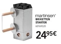 Promoties Briketten starter - Martinsen - Geldig van 04/04/2024 tot 30/06/2024 bij HandyHome