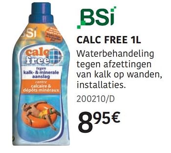 Promotions Calc free - BSI - Valide de 04/04/2024 à 30/06/2024 chez HandyHome