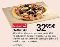 Promoties Pizzasteen - Barbecook - Geldig van 04/04/2024 tot 30/06/2024 bij HandyHome