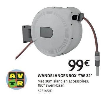 Promoties Wandslangenbox tw 32 - AVR - Geldig van 04/04/2024 tot 30/06/2024 bij HandyHome