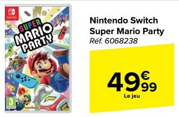 Promoties Nintendo switch super mario party - Nintendo - Geldig van 10/04/2024 tot 22/04/2024 bij Carrefour