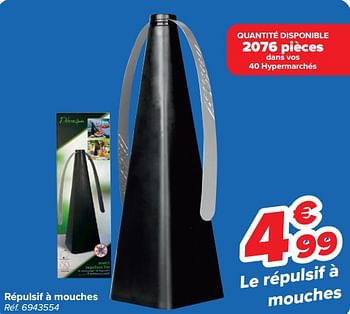 Promoties Répulsif à mouches - Huismerk - Carrefour  - Geldig van 10/04/2024 tot 22/04/2024 bij Carrefour