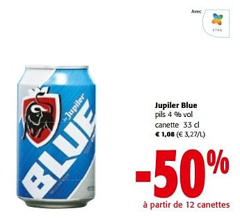 Promotions Jupiler blue pils - Jupiler - Valide de 10/04/2024 à 23/04/2024 chez Colruyt