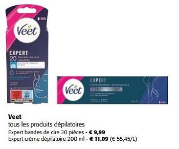 Promoties Veet tous les produits dépilatoires - Veet - Geldig van 10/04/2024 tot 23/04/2024 bij Colruyt