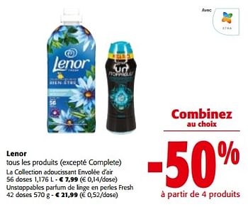 Promoties Lenor tous les produits - Lenor - Geldig van 10/04/2024 tot 23/04/2024 bij Colruyt