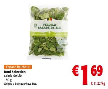 Promotions Boni selection salade de blé - Boni - Valide de 10/04/2024 à 23/04/2024 chez Colruyt