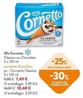 Promotions Cornetto classico - Ola - Valide de 10/04/2024 à 23/04/2024 chez OKay