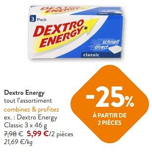Promotions Dextro energy classic - Dextro Energy - Valide de 10/04/2024 à 23/04/2024 chez OKay
