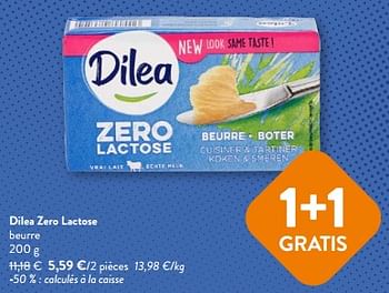 Promotions Dilea zero lactose beurre - Dilea - Valide de 10/04/2024 à 23/04/2024 chez OKay