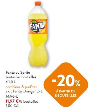 Promoties Fanta orange - Fanta - Geldig van 10/04/2024 tot 23/04/2024 bij OKay