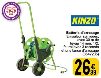 Promotions Batterie d’arrosage - Kinzo - Valide de 16/04/2024 à 22/04/2024 chez Cora