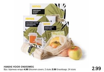 Promotions Handig voor onderweg snackbags - Huismerk - Xenos - Valide de 14/04/2024 à 01/06/2024 chez Xenos