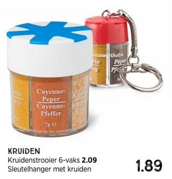 Promoties Kruiden sleutelhanger met kruiden - Huismerk - Xenos - Geldig van 14/04/2024 tot 01/06/2024 bij Xenos