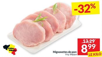 Promotions Mignonettes de porc - Produit maison - Intermarche - Valide de 16/04/2024 à 21/04/2024 chez Intermarche
