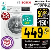 Bosch wasmachine wan28258fr-Bosch