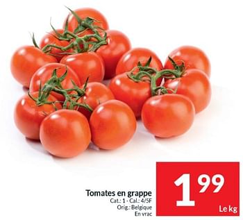 Promoties Tomates en grappe - Huismerk - Intermarche - Geldig van 16/04/2024 tot 21/04/2024 bij Intermarche