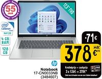 Hp notebook 17-cn0033nb-HP