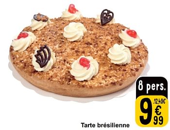 Promotions Tarte brésilienne - Produit maison - Cora - Valide de 16/04/2024 à 22/04/2024 chez Cora
