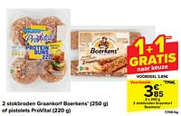 Promoties Stokbroden graankorf boerkens - Boerkens - Geldig van 17/04/2024 tot 29/04/2024 bij Carrefour
