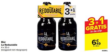 Promoties Bier la redoutable - La Redoutable - Geldig van 17/04/2024 tot 29/04/2024 bij Carrefour