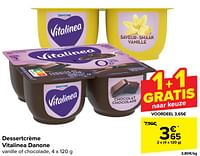 Dessertcrème vitalinea danone-Danone