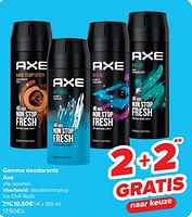 Promoties Deodorantspray ice chill rock - Axe - Geldig van 17/04/2024 tot 29/04/2024 bij Carrefour