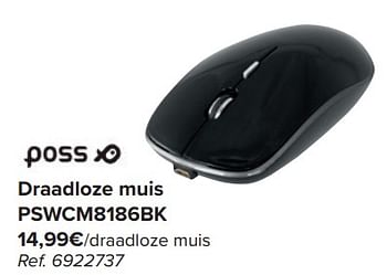 Promoties Draadloze muis pswcm8186bk - Poss - Geldig van 17/04/2024 tot 29/04/2024 bij Carrefour