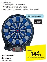 Elektronisch dartsbord-Huismerk - Carrefour 