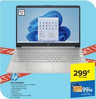 Promoties Hp laptop 15s-fq3038nb - HP - Geldig van 17/04/2024 tot 29/04/2024 bij Carrefour