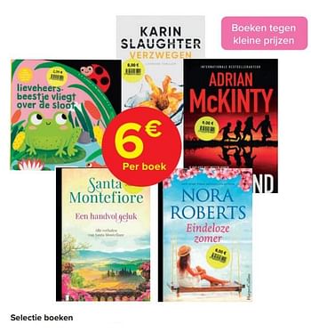 Promotions Selectie boeken - Produit maison - Carrefour  - Valide de 17/04/2024 à 29/04/2024 chez Carrefour