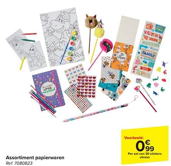 Promoties Set van 30 stickers vlinder - Huismerk - Carrefour  - Geldig van 17/04/2024 tot 29/04/2024 bij Carrefour