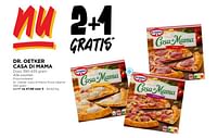 Promoties Dr. oetker casa di mama pizza salame - Dr. Oetker - Geldig van 17/04/2024 tot 23/04/2024 bij Jumbo