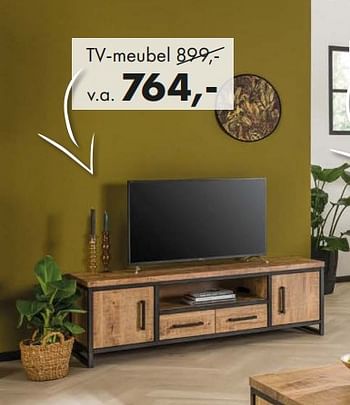 Promoties Tv meubel - Huismerk - Woonsquare - Geldig van 15/04/2024 tot 20/04/2024 bij Woonsquare