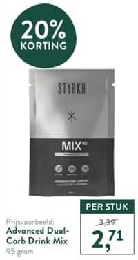 Advanced dual carb drink mix-Styrkr