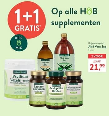 Promotions Aloe vera sap - Produit maison - Holland & Barrett - Valide de 15/04/2024 à 21/04/2024 chez Holland & Barret