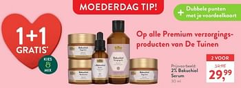 Promoties Bakuchiol serum - De Tuinen - Geldig van 15/04/2024 tot 21/04/2024 bij Holland & Barret